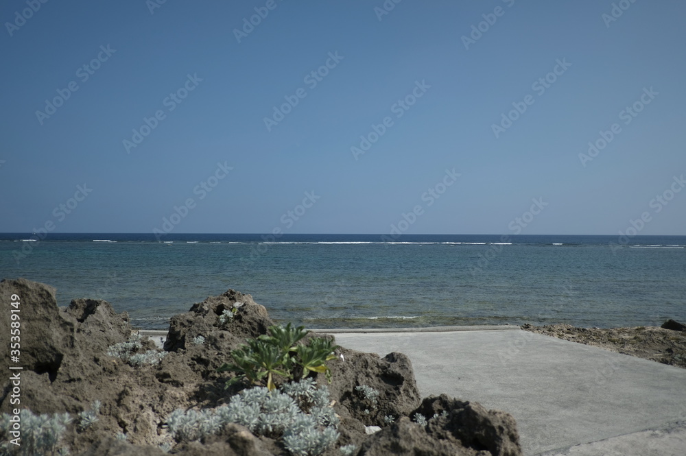 久高島　海