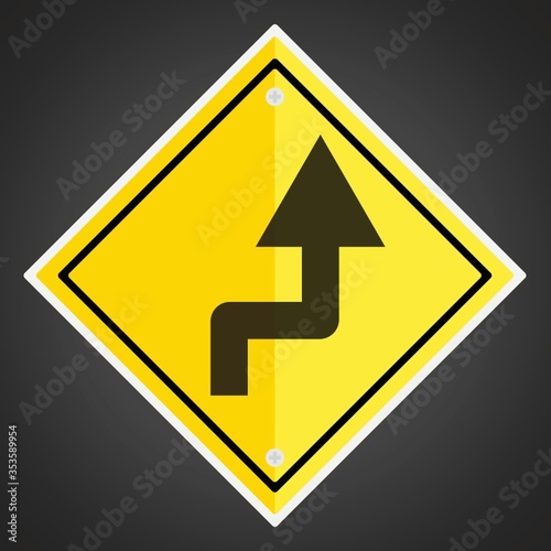 Free Download Right reverse turn sign - GFXLoad
