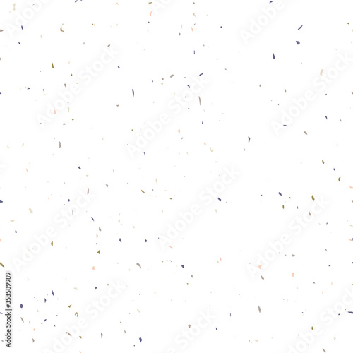 Terrazzo flooring textured surface modern abstract pattern. Vector seamless abstract repeat with chips of marble or granite in soft pastel  colors.