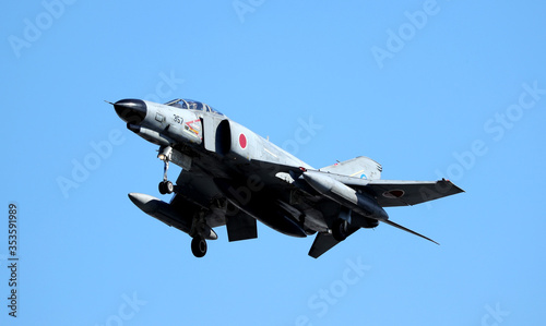 ジェット戦闘機　F-4ファントムⅡ　ジェット機
戦闘機　F-4  ファントム　ファントムⅡ　航空自衛隊機
