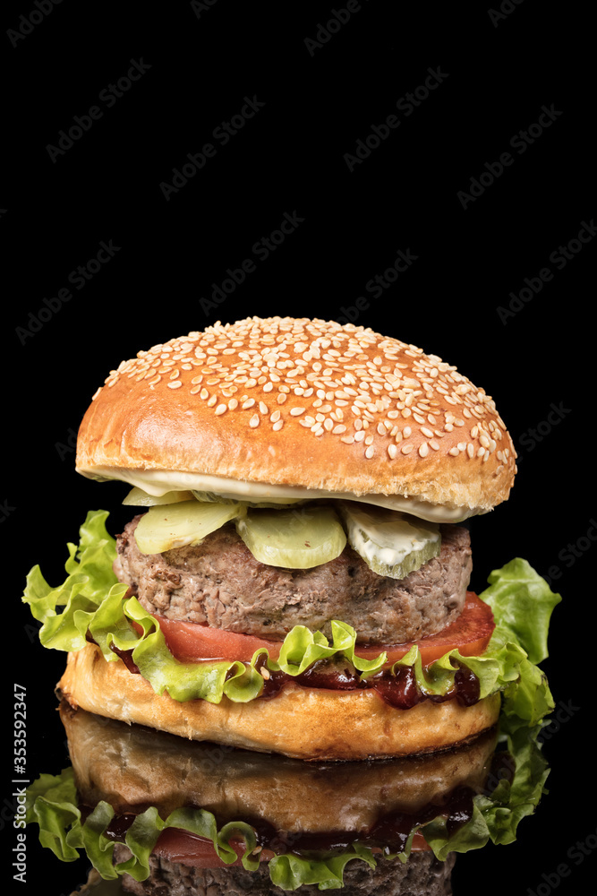 Burger With Vegetables