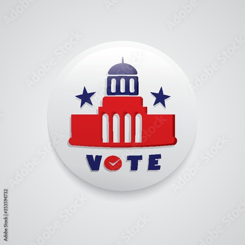 US capitol building badge