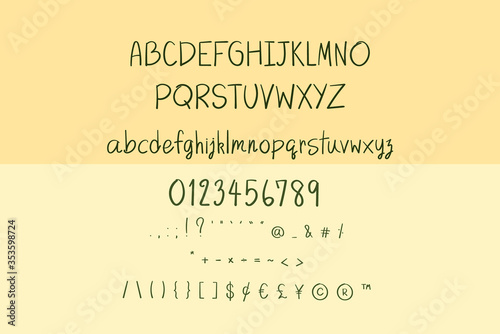 This set is alphabets A-Z, numeral and punctuation that you can use on your logos, social media, print etc.