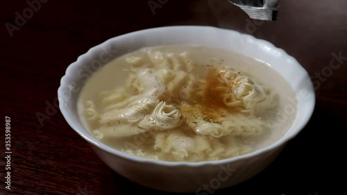 Mivina instant noodles, junk food photo