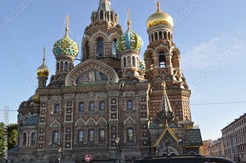 Saint-Pétersbourg Russie Cathédrale sur le Sang Versé photo