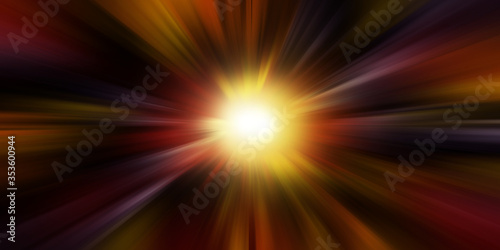  High speed blur zoom effect abstract powerful future energy for background