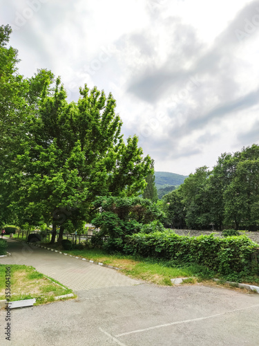 Center of town of Asenovgrad, Bulgaria