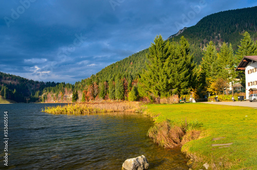 Herbststimmung im Spitzingsee, Bayern photo