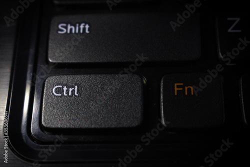 keyboard close up CONTROL