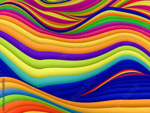 Abstract Striped Design