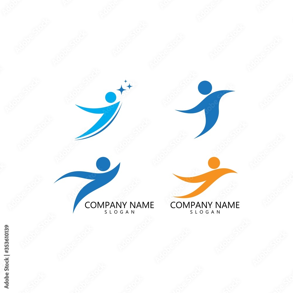 Fototapeta premium Healthy Life Logo template design 