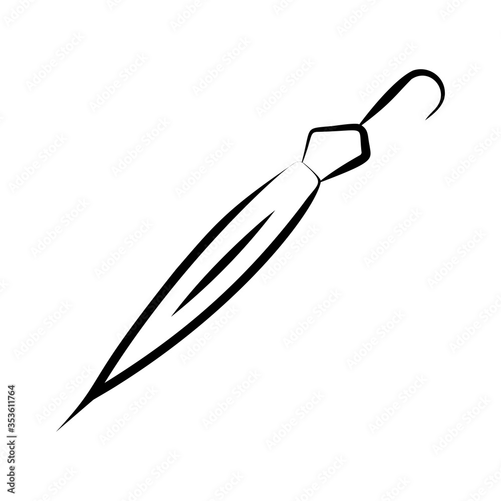 Obraz premium UMBRELLA icon vector illustration photo