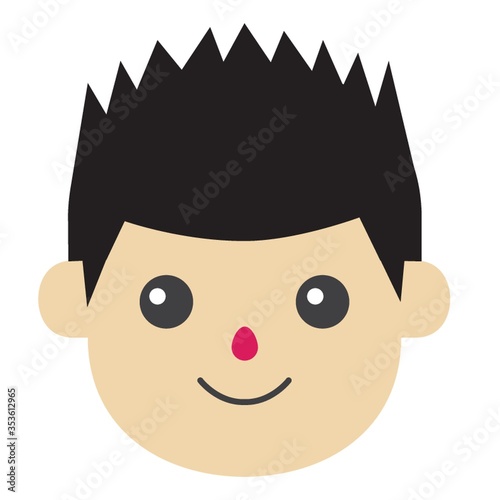 Boy smiling
