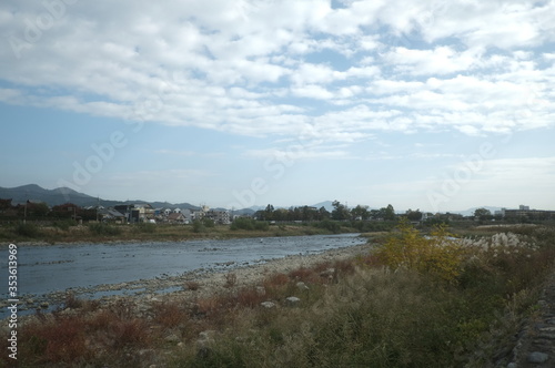 嵐山 川