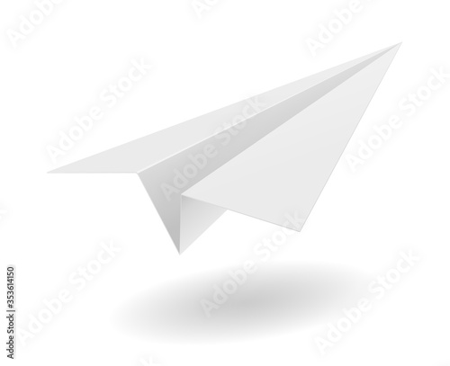 origami paper airplane
