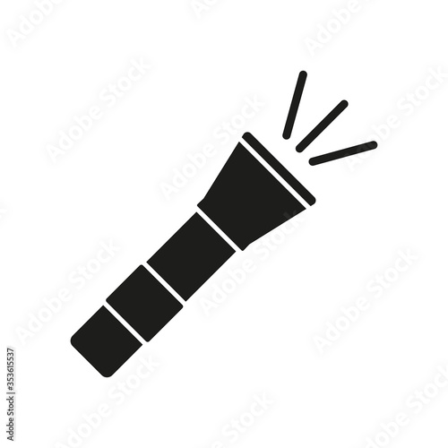 Flashlight icon vector design templates