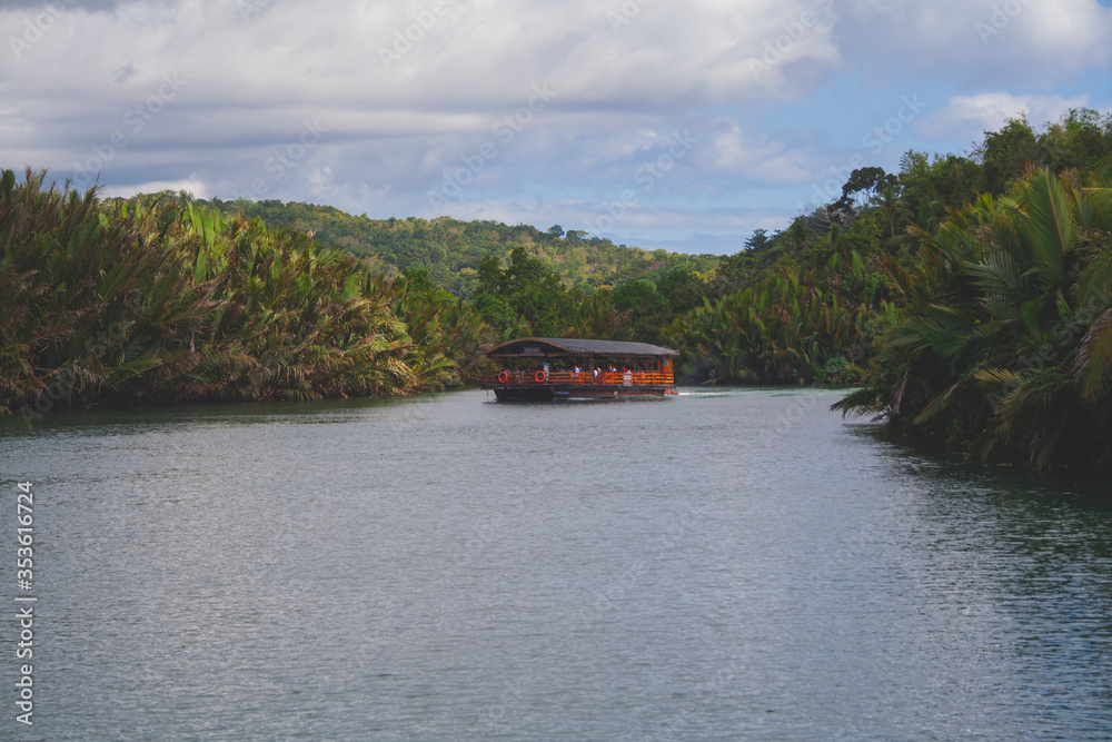 Beautiful landscape in Bohol, Loboc River, Philippines Beautiful landscape in Bohol, Loboc River, Philippines