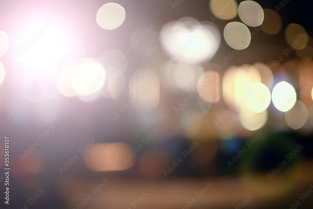 blurred background bokeh bar night life, abstract urban background lifestyle style