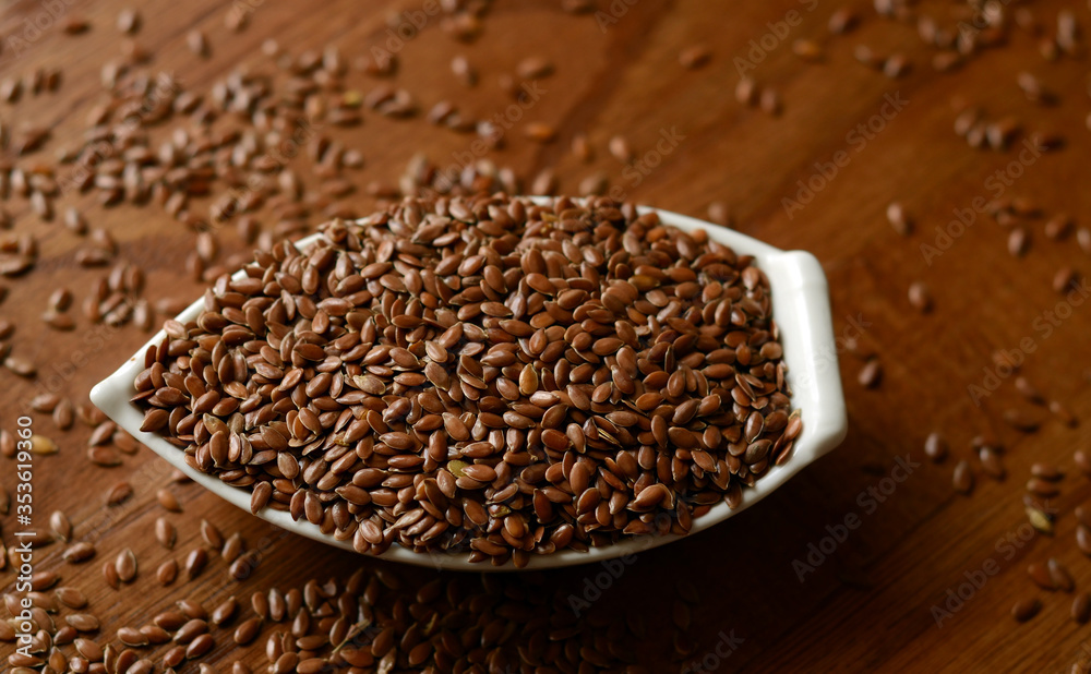 Obraz premium flax close-up