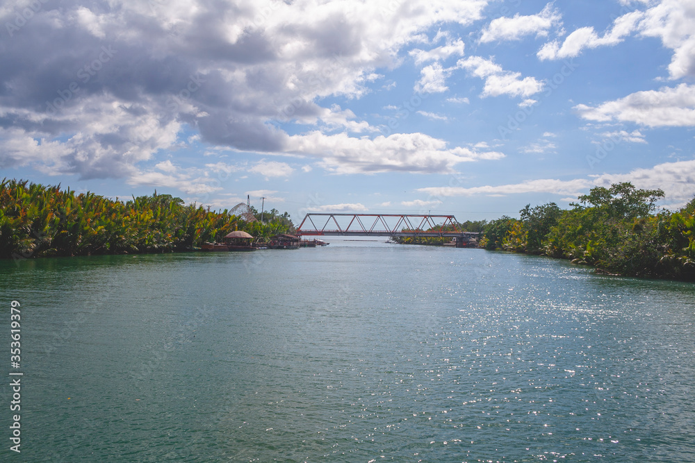 Beautiful landscape in Bohol, Loboc River, Philippines Beautiful landscape in Bohol, Loboc River, Philippines