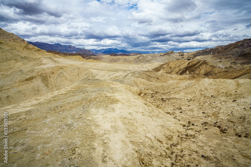 hikink the golden canyon - gower gulch circuit in death valley  california  usa