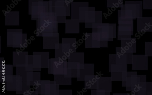 Fototapeta Naklejka Na Ścianę i Meble -  Black abstract background. Backdrop with grey squares. 3D illustration