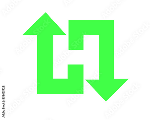k, h, i and r logo letters and logo designs