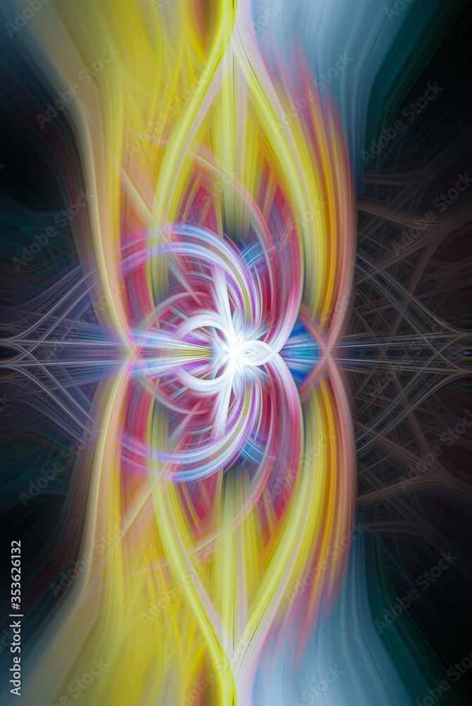 Obraz premium abstract colorful background with rays