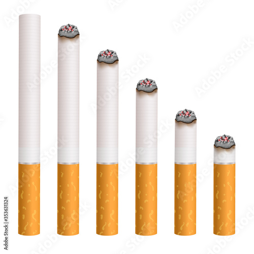 Whole butt cigarette filter