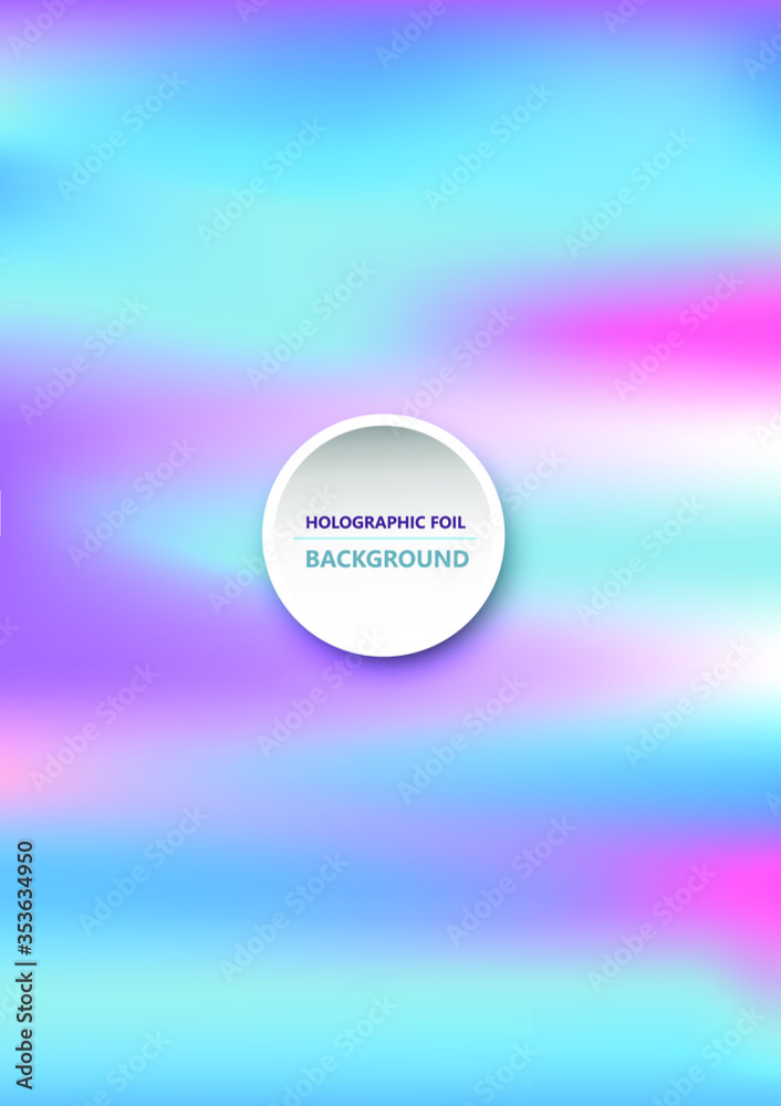 Abstract bright wavy holographic background for trendy design Abstract bright wavy holographic background for trendy design