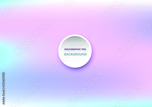 Abstract bright wavy holographic background for trendy design