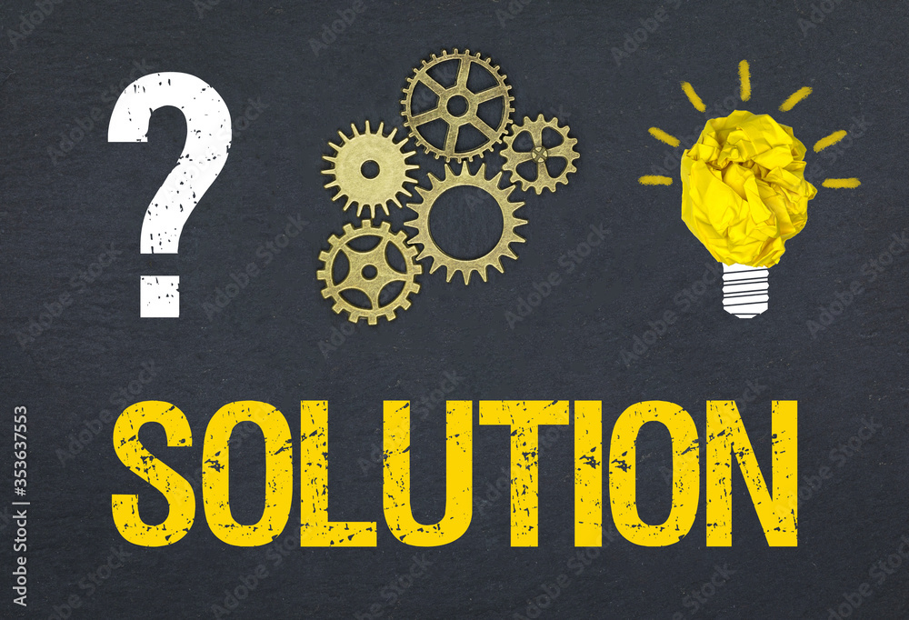 Obraz premium Solution