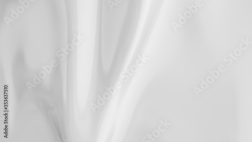 White smooth glossy abstract elegant liquid background. White lava, cream, latex, lacquer, varnish wave.