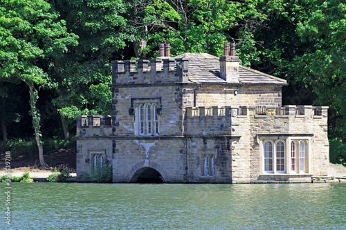 The Boat House, in Newmillerdam Country Park, Wakefield, West Yorkshire, in May 2020.