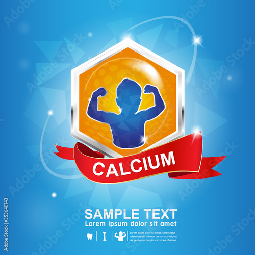 Omega Nutrition and Vitamin - Concept Logo Products for Kids.