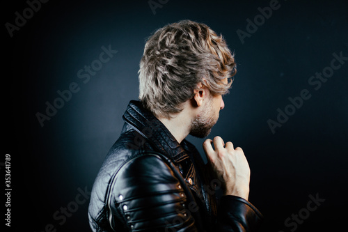 portrait of a handsome young man