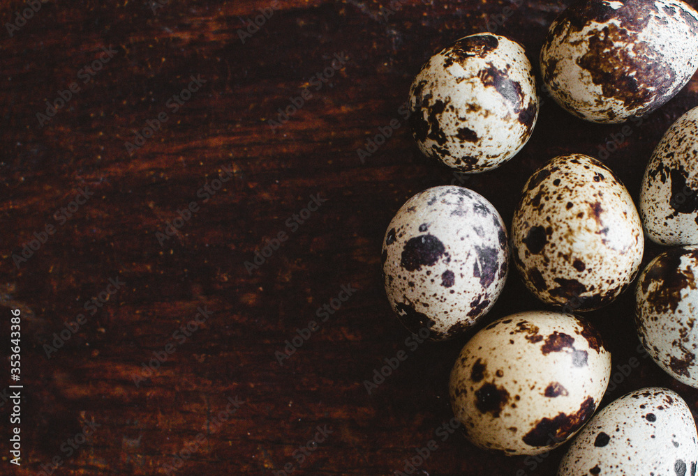 quail egg close-up on a wooden background quail egg close-up on a wooden background