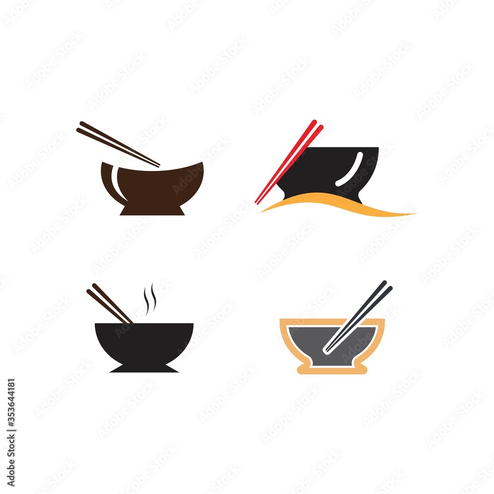 Noodle bowl logo Noodle bowl logo