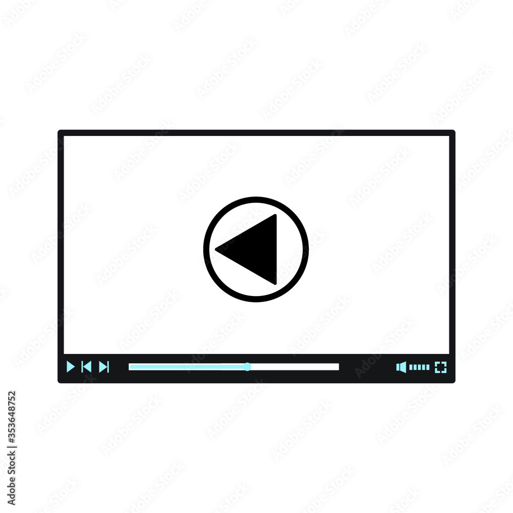 video player for web with media player interface video player for web with media player interface
