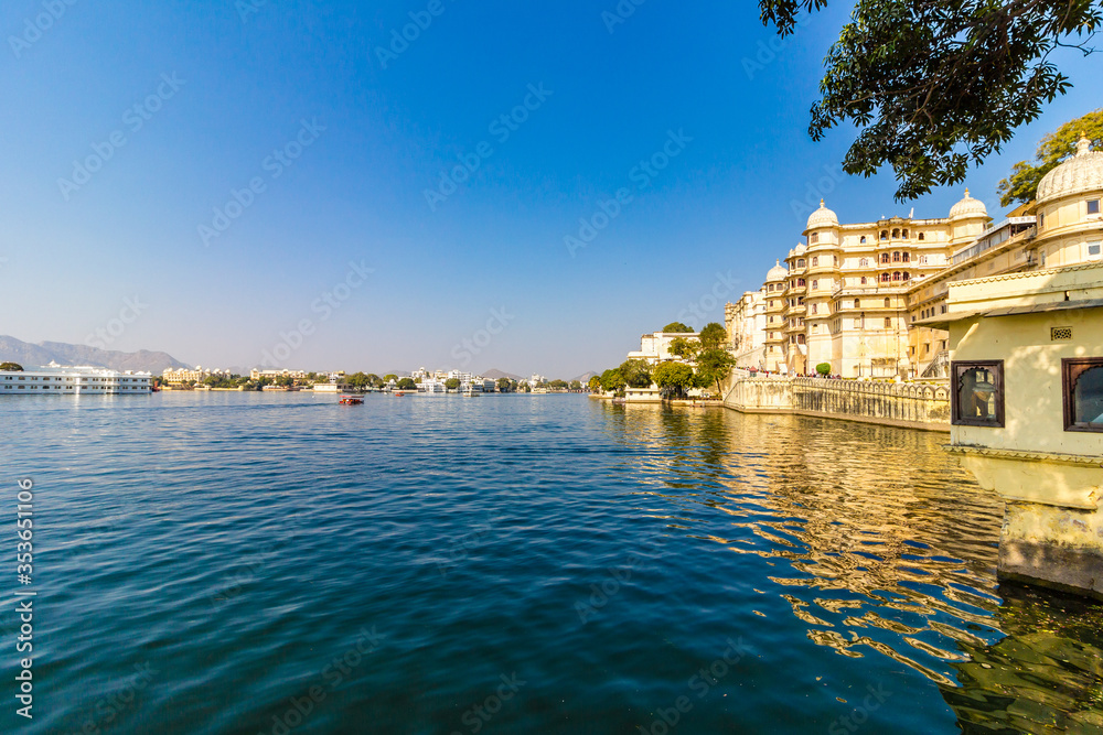 Udaipur City Palace is one of the architectural marvels, located on the banks of Lake Pichola. This majestic City Palace is the most-visited tourist attraction of Udaipur, Rajasthan, India, Asia.