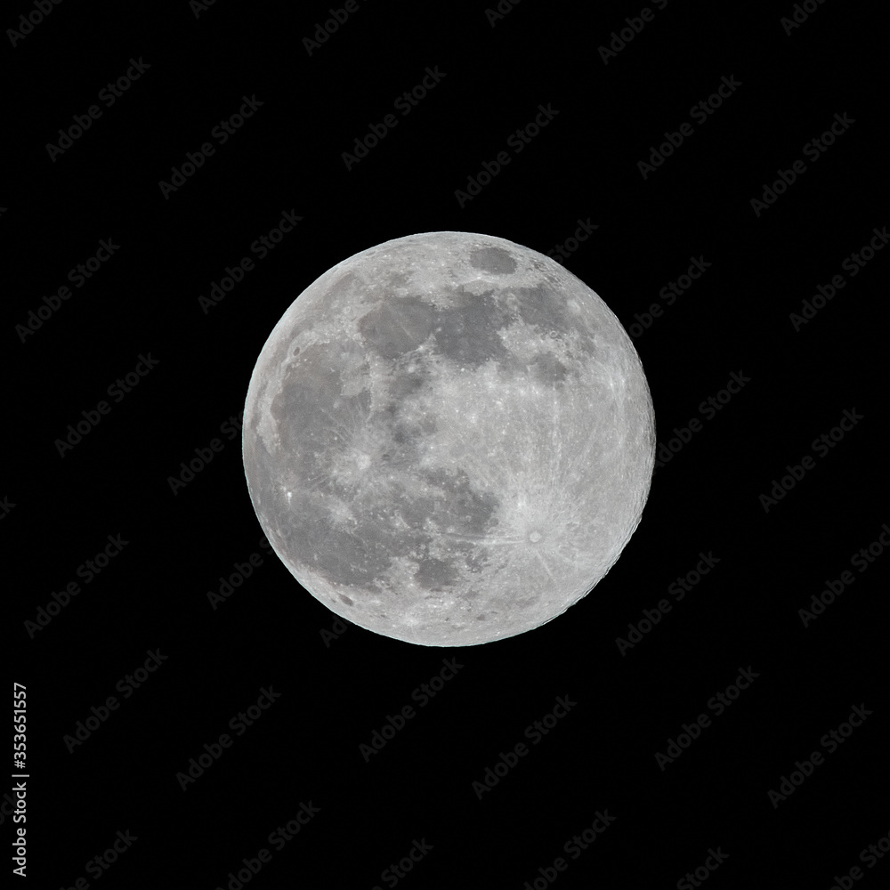 Fototapeta premium full moon close up