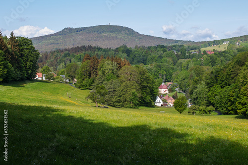 Hochwald in saxony view to Lueckendorf photo