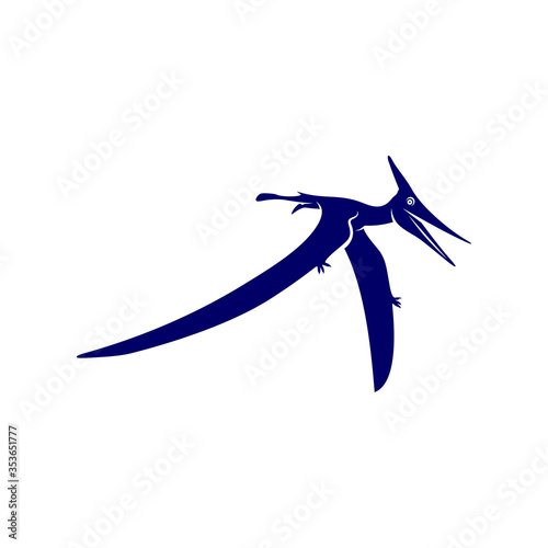Pterosaurs logo design vector. Icon Symbol. Template Illustration
