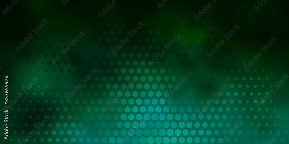 Light Green vector background with bubbles. Modern abstract illustration with colorful circle shapes. Design for posters, banners.