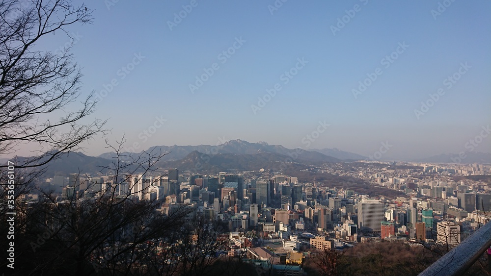 view over Seoul