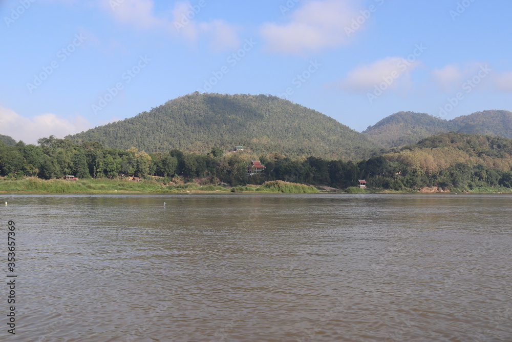 Fototapeta premium Fleuve Mékong, Laos