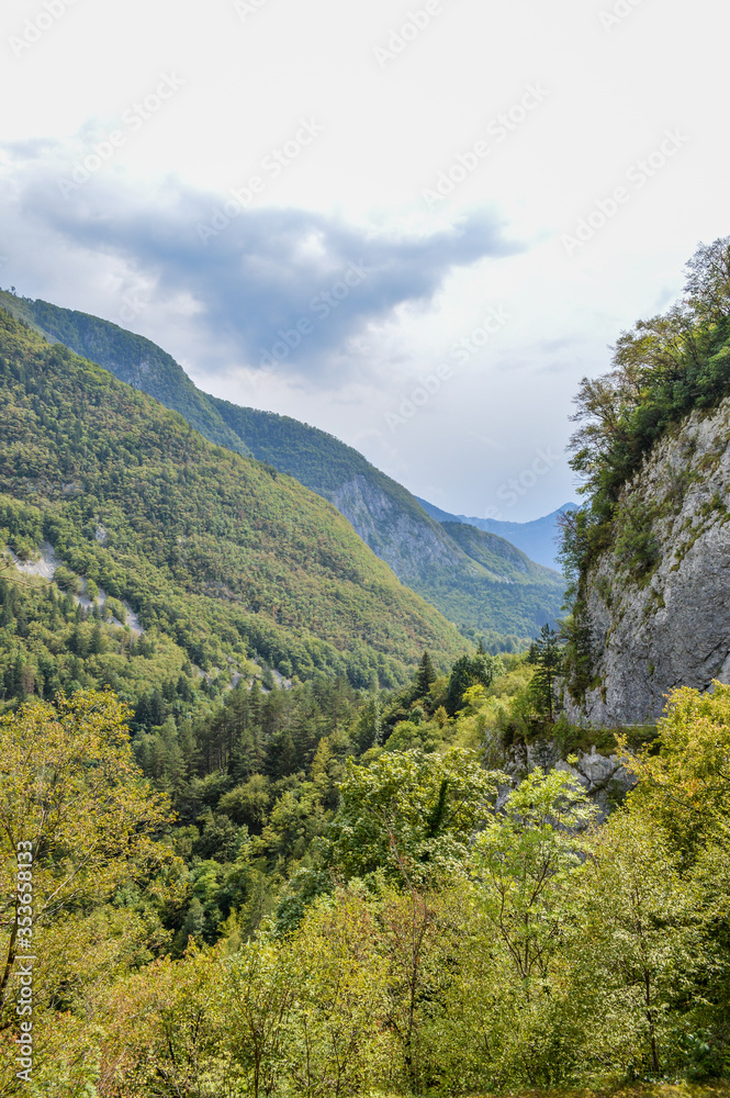 The Julian Alps in Slovenia, near the Austrian and Italian borders
The Julian Alps in Slovenia, near the Austrian and Italian borders