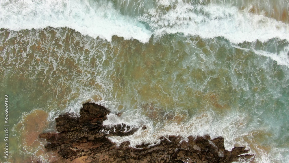 Obraz premium Dawn where time stands still,between the sea and the mountains