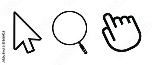 scroll icon on white background