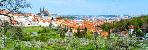 Canvas Print Spring in Prague